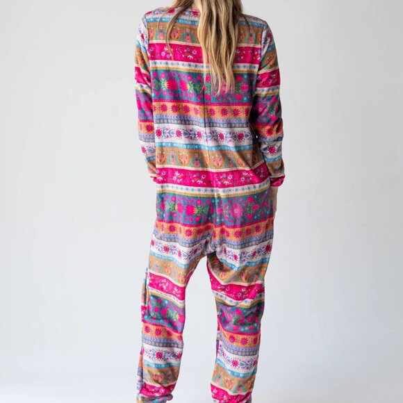 Natural Life Fleece Onesie Pajamas, Size M - Picture 3 of 7